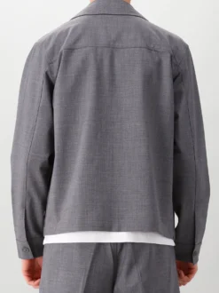 NN.07 Overshirt Grijs Alban