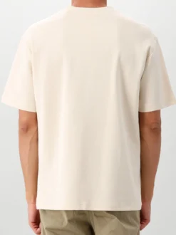 NN.07 T-Shirt Beige Nat SS Logo Tee