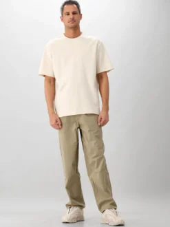 NN.07 T-Shirt Beige Nat SS Logo Tee