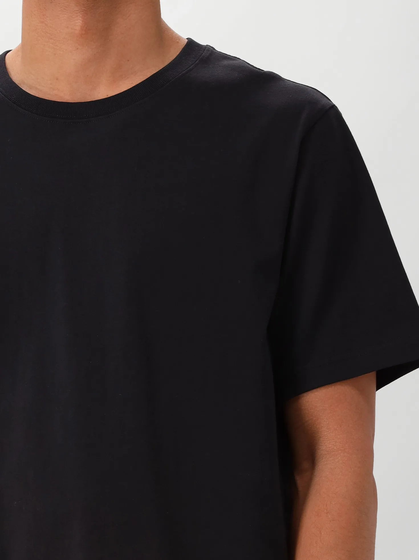 NN.07 T-Shirt Zwart Jet SS Print