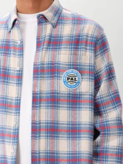 Pal Sporting Goods Overhemd Blauw Swing For The Fences Flannel
