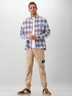 Pal Sporting Goods Overhemd Blauw Swing For The Fences Flannel