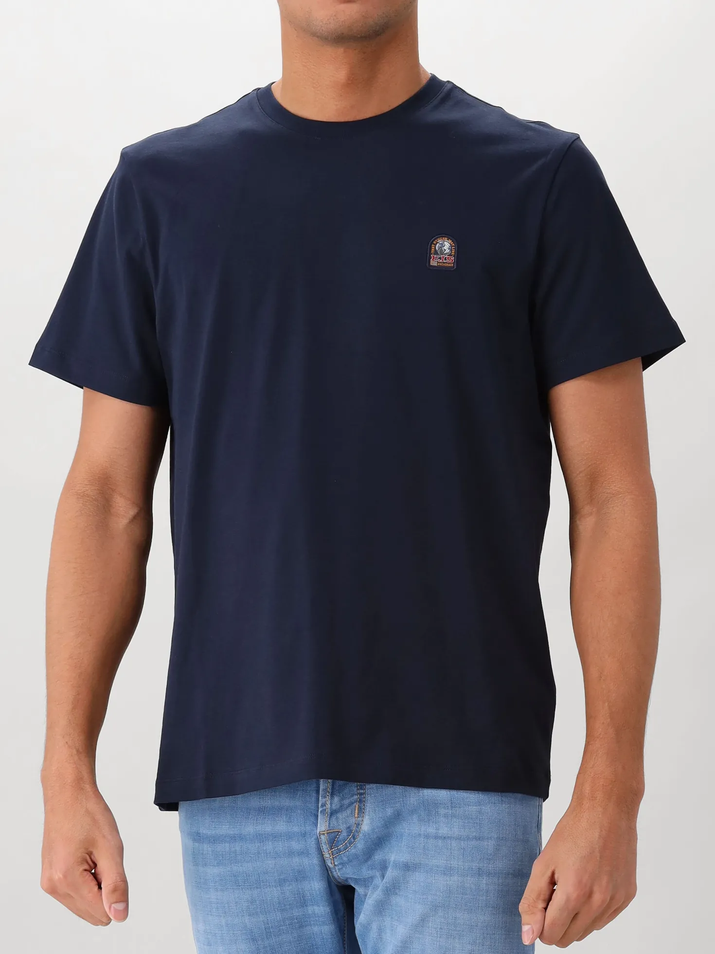 Parajumpers T-shirt Blauw Patch