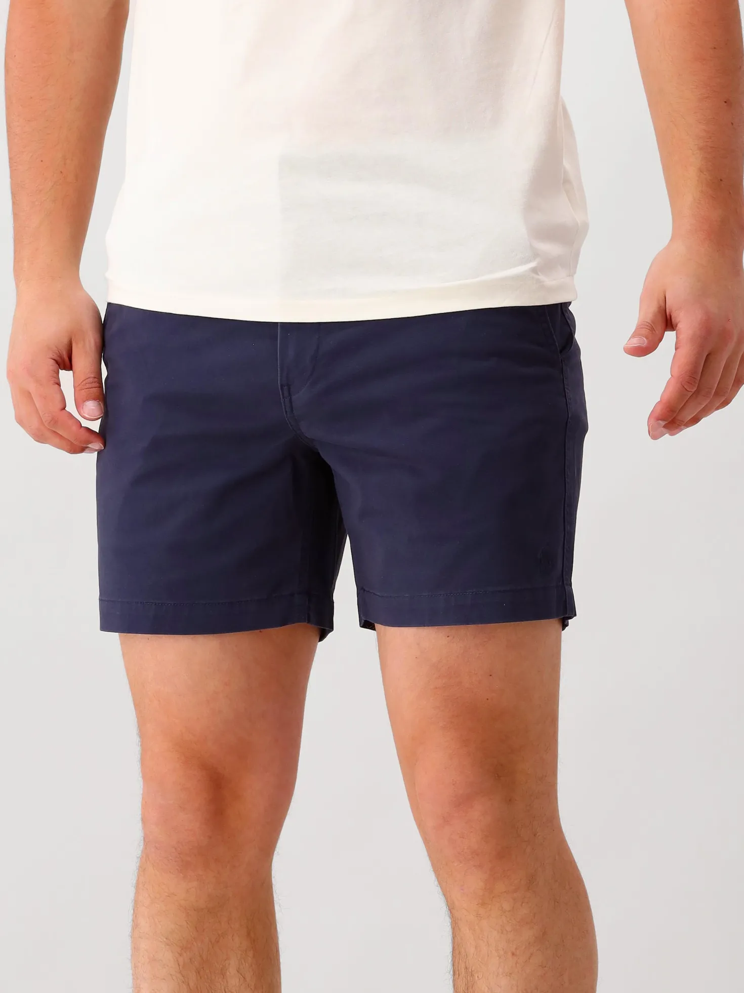 Polo Ralph Lauren Korte Broek Blauw Stretch Classic Fit Prepster