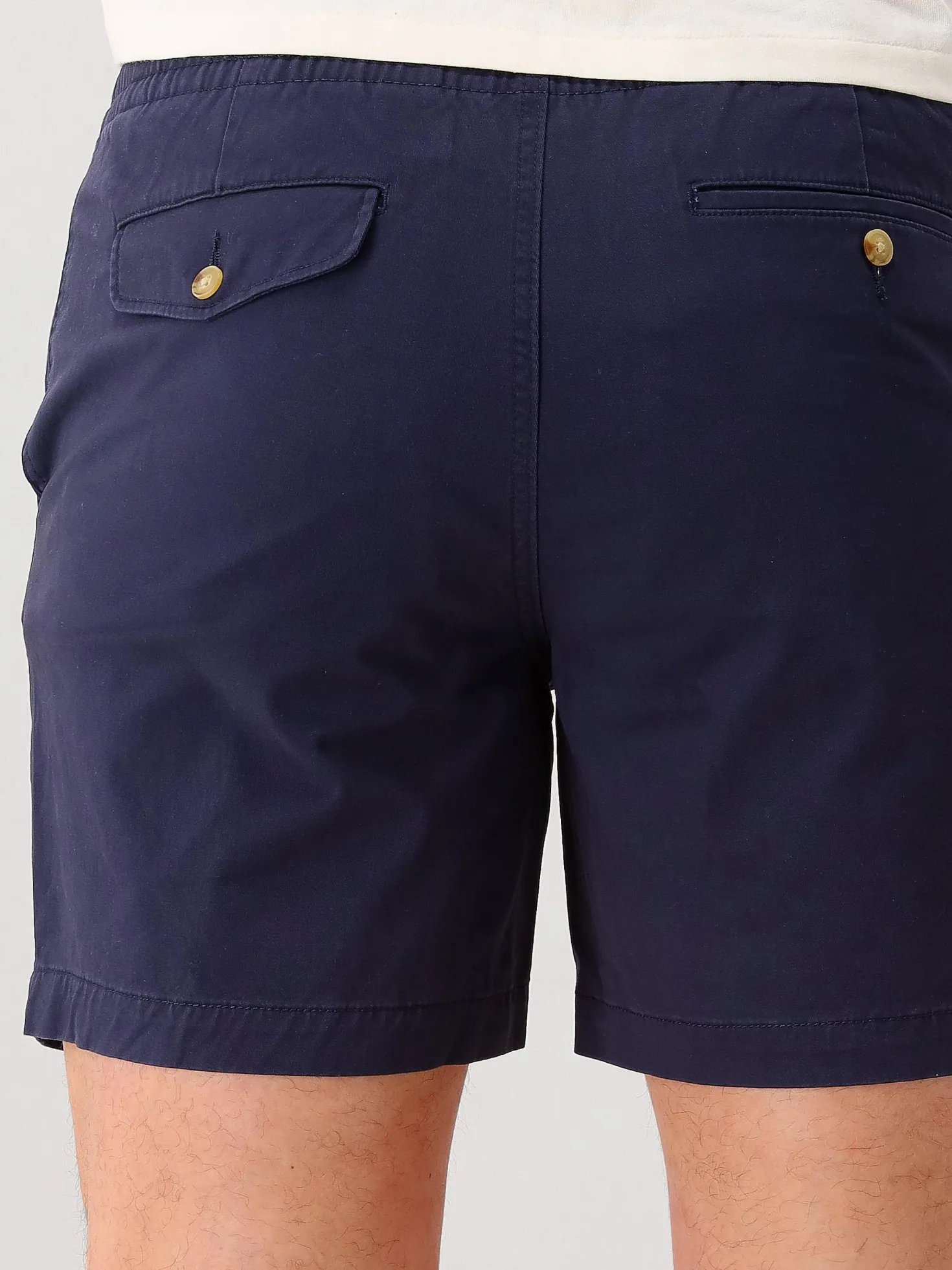 Polo Ralph Lauren Korte Broek Blauw Stretch Classic Fit Prepster
