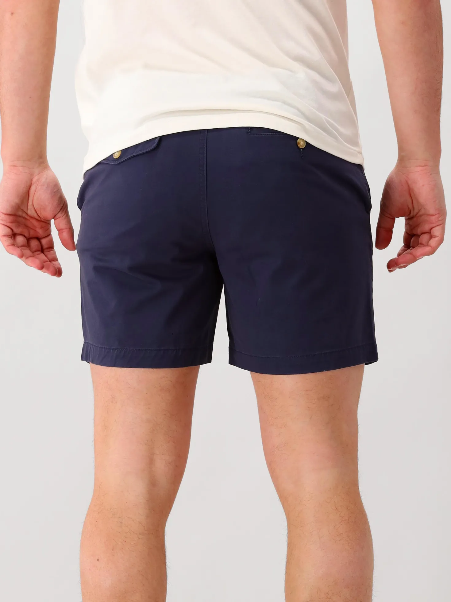 Polo Ralph Lauren Korte Broek Blauw Stretch Classic Fit Prepster
