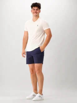 Polo Ralph Lauren Korte Broek Blauw Stretch Classic Fit Prepster