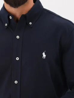 Polo Ralph Lauren Overhemd Blauw Featherweight
