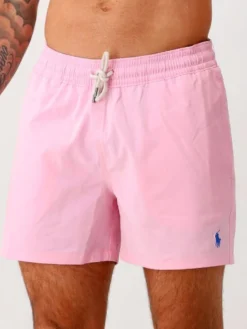 Polo Ralph Lauren Zwembroek Roze Traveler Slim Fit