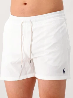 Polo Ralph Lauren Zwembroek Wit Traveler Slim Fit