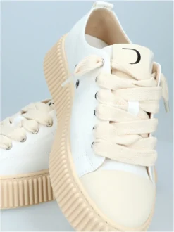 Rhun Sneakers Wit Treble Canvas White