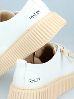 Rhun Sneakers Wit Treble Canvas White