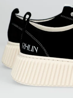 Rhun Sneakers Zwart 2020 Treble Black Suede
