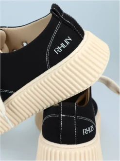 Rhun Sneakers Zwart Treble Canvas Black
