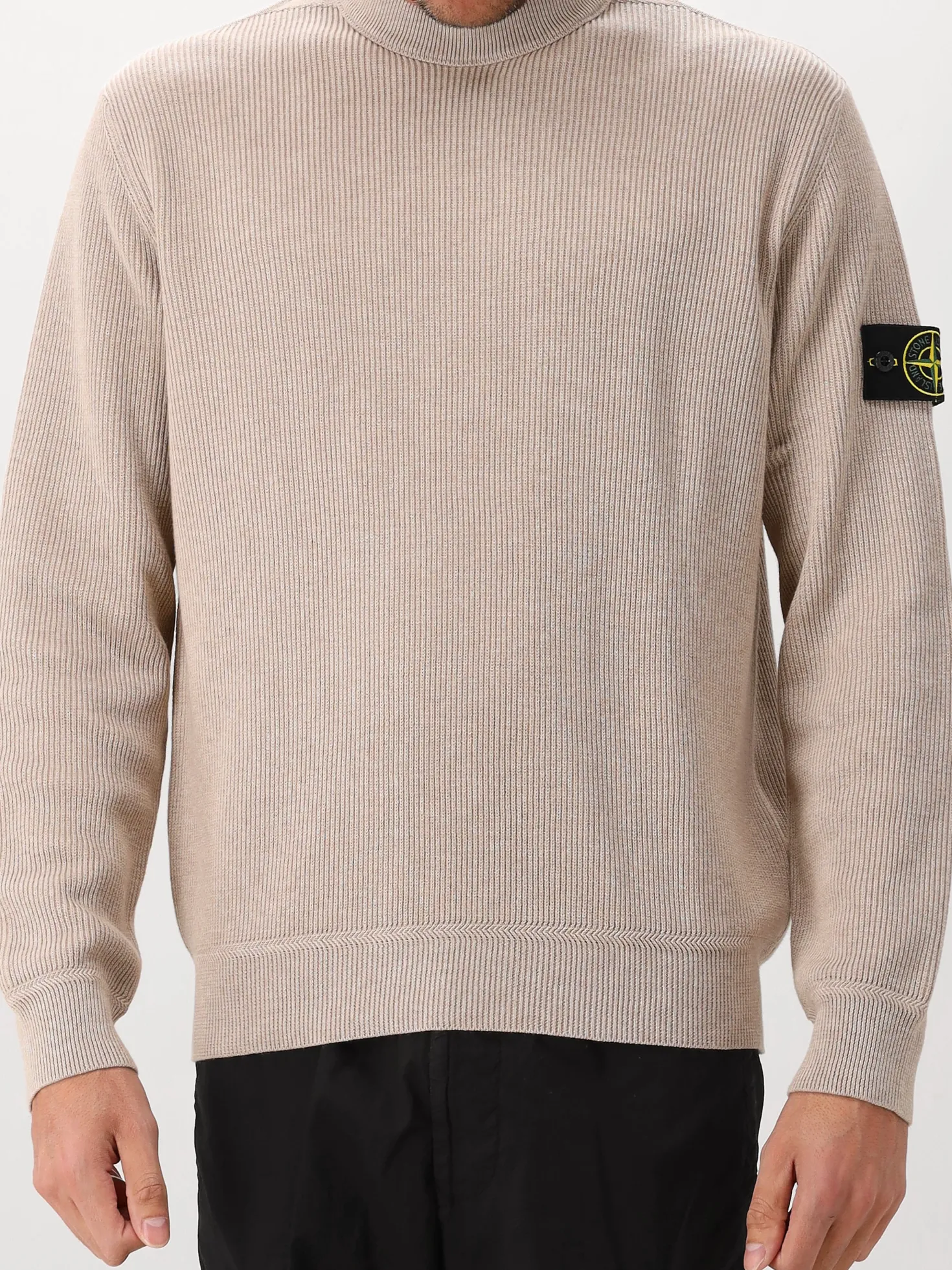 Stone Island Gebreide Trui Beige