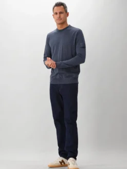 Stone Island Gebreide Trui Blauw Ghost