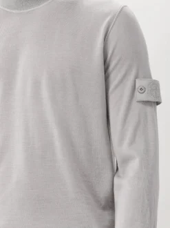 Stone Island Gebreide Trui Grijs Ghost