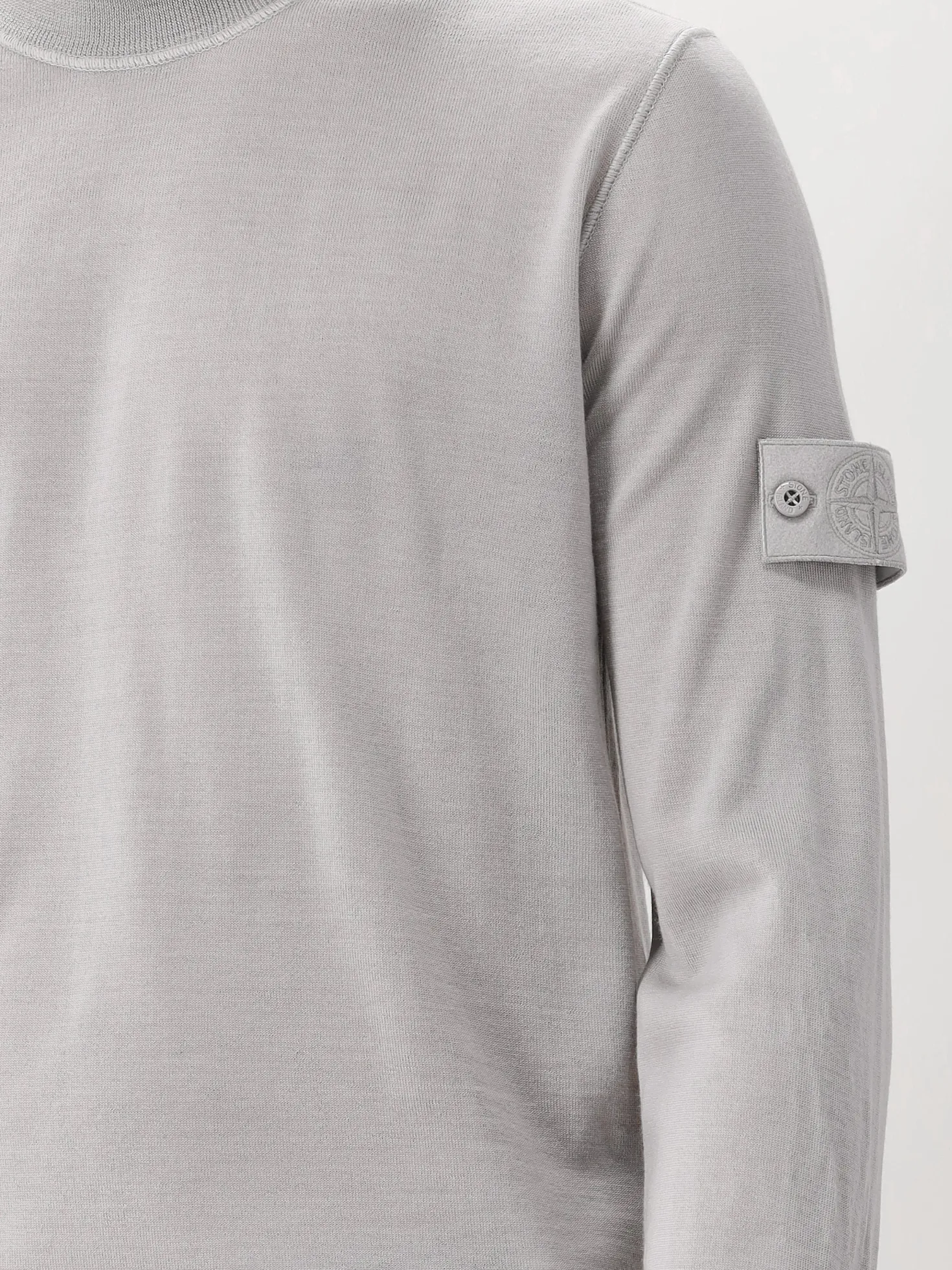 Stone Island Gebreide Trui Grijs Ghost