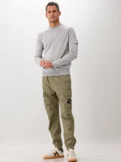 Stone Island Gebreide Trui Grijs Ghost
