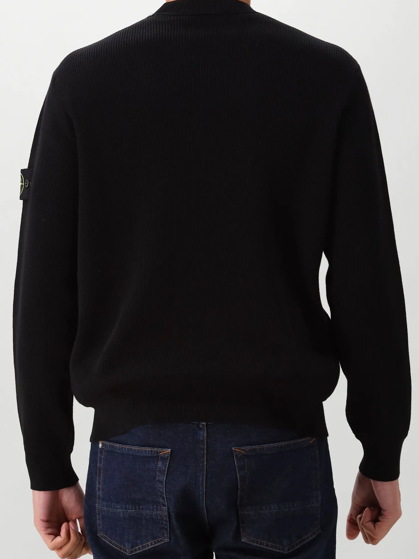 Stone Island Gebreide Trui Zwart