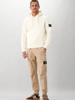 Stone Island Hoodie Gebroken Wit