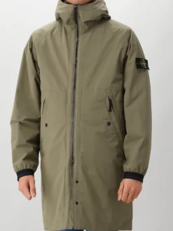 Stone Island Long Parka Groen