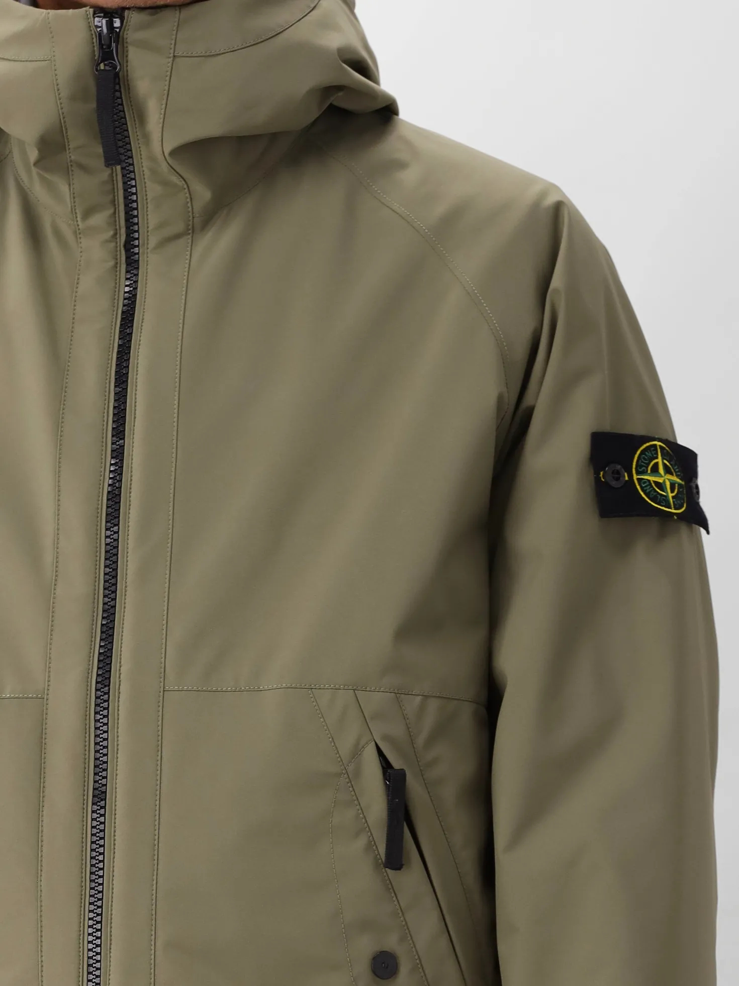 Stone Island Long Parka Groen