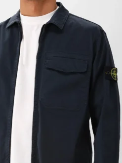 Stone Island Overshirt Blauw
