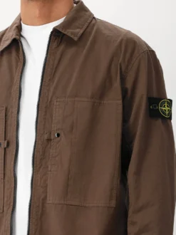 Stone Island Overshirt Bruin