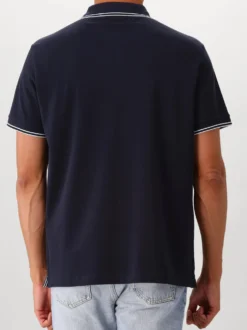 Stone Island Polo Blauw Contrast