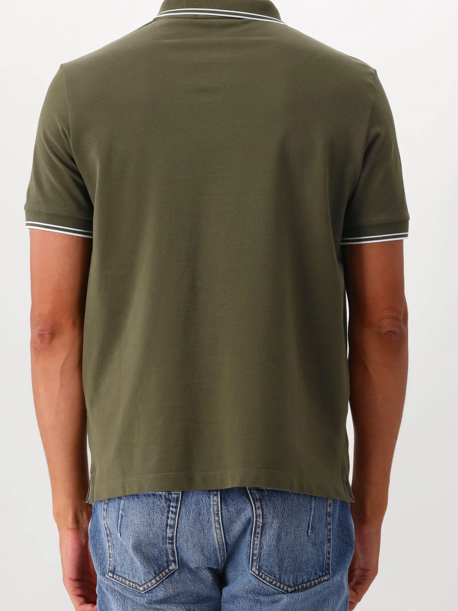 Stone Island Polo Contrast Groen