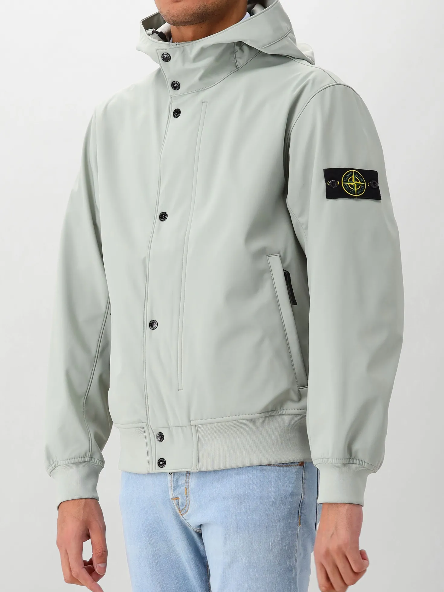 Stone Island Softshell Jas Groen