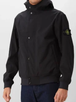 Stone Island Softshell Jas Zwart