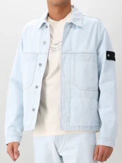 Stone Island Spijkerjas Blauw Biker Jacket