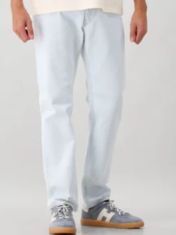 Stone Island Straight Fit Jeans Blauw