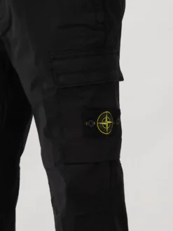 Stone Island Tapered Cargobroek Zwart