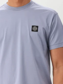 Stone Island T-Shirt Blauw