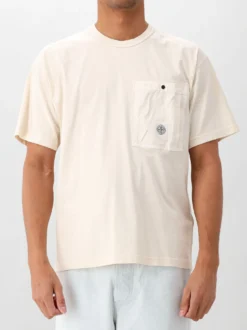 Stone Island T-Shirt Gebroken Wit