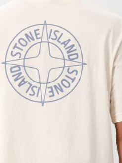 Stone Island T-Shirt Gebroken Wit/Beige