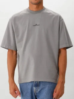 Stone Island T-shirt Grijs Backprint
