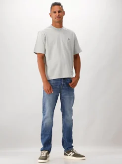 Stone Island T-shirt Grijs Patch Logo