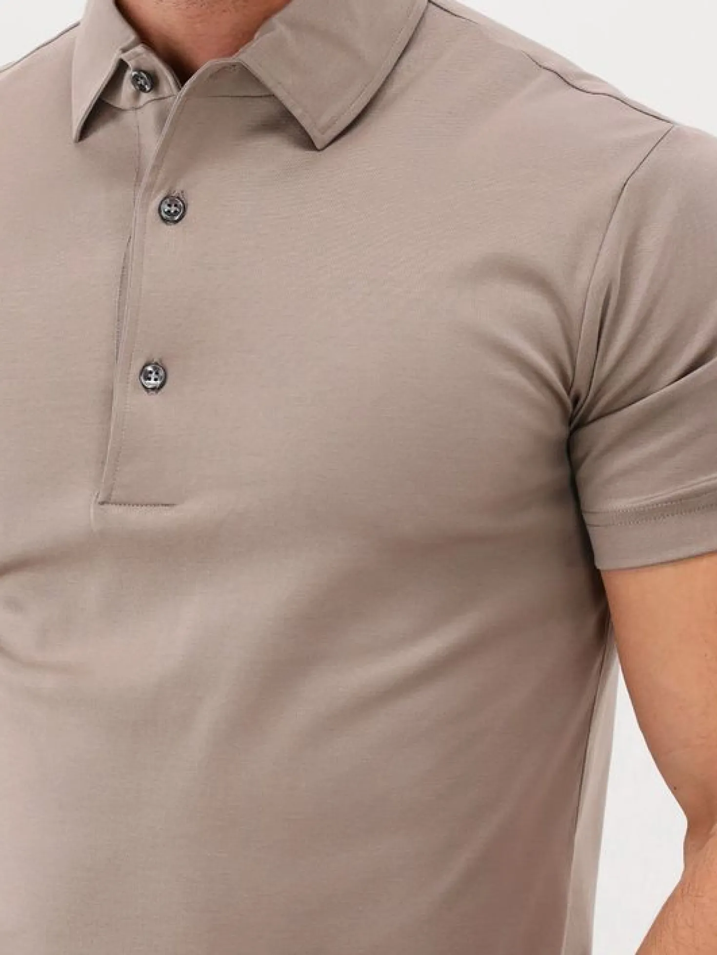 Valenza Polo Supima Polo SchillerLead Grey 68