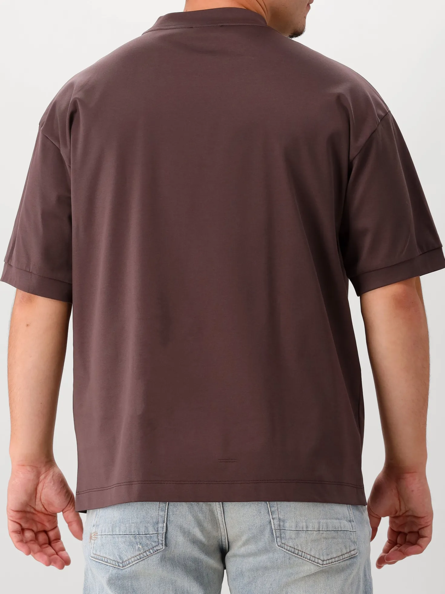 Valenza T-Shirt Bruin Heavy Supima Oversized