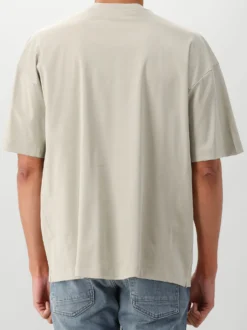 Valenza T-shirt Groen Interlock Supima Oversized