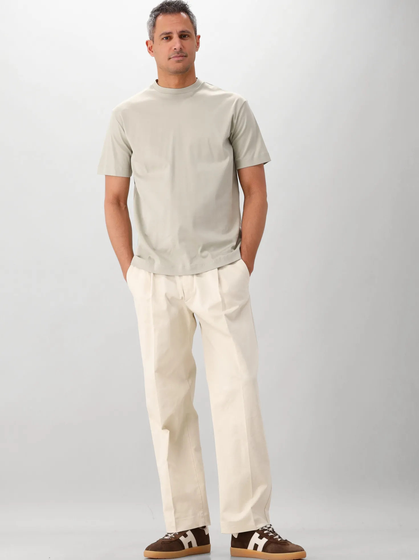 Valenza T-shirt Groen Interlock Supima 1001