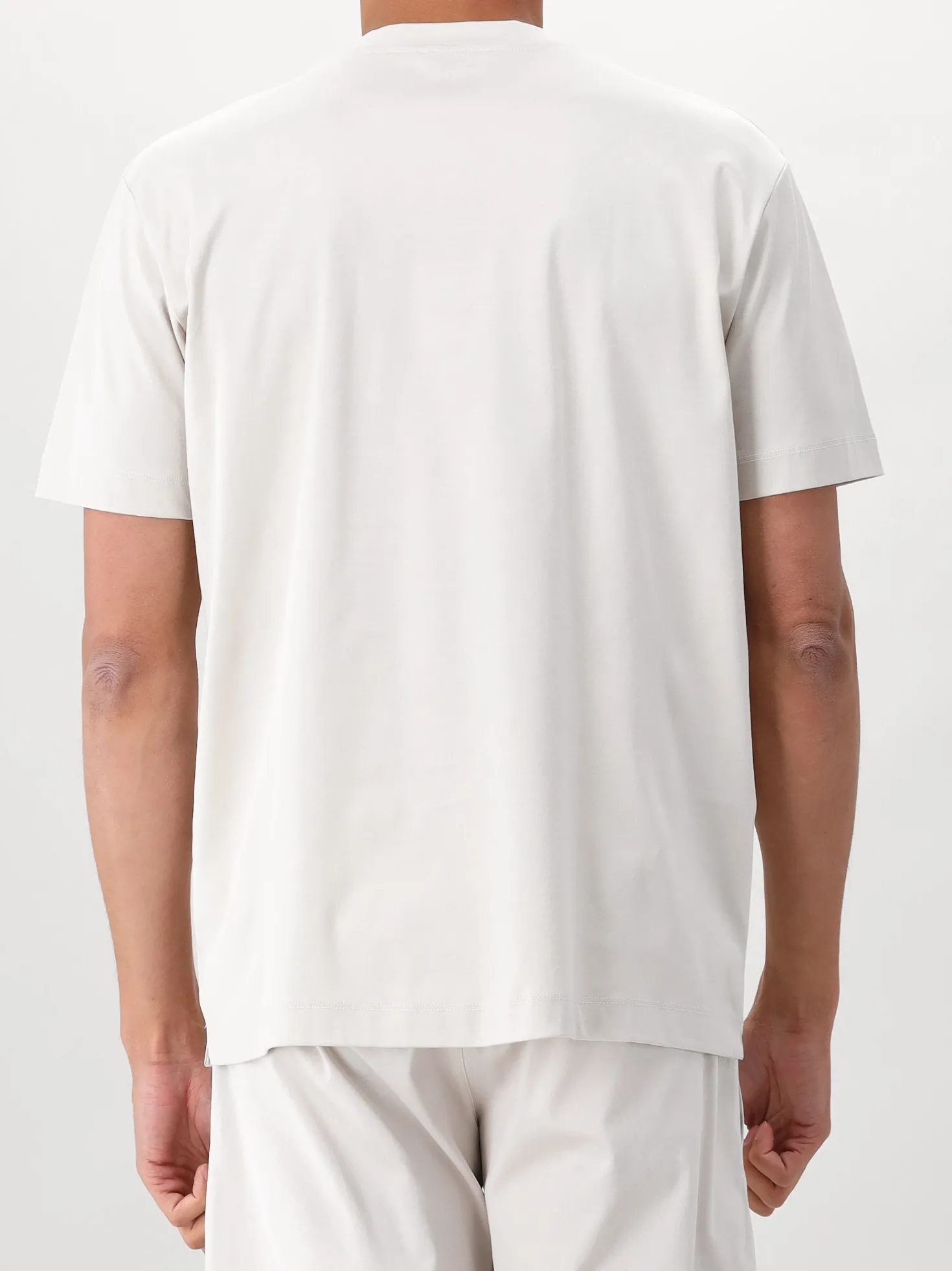 Valenza T-shirt Interlock Supima Pearl Grey