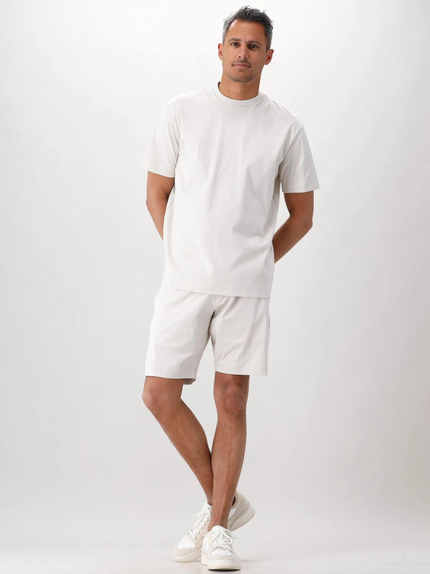 Valenza T-shirt Interlock Supima Pearl Grey