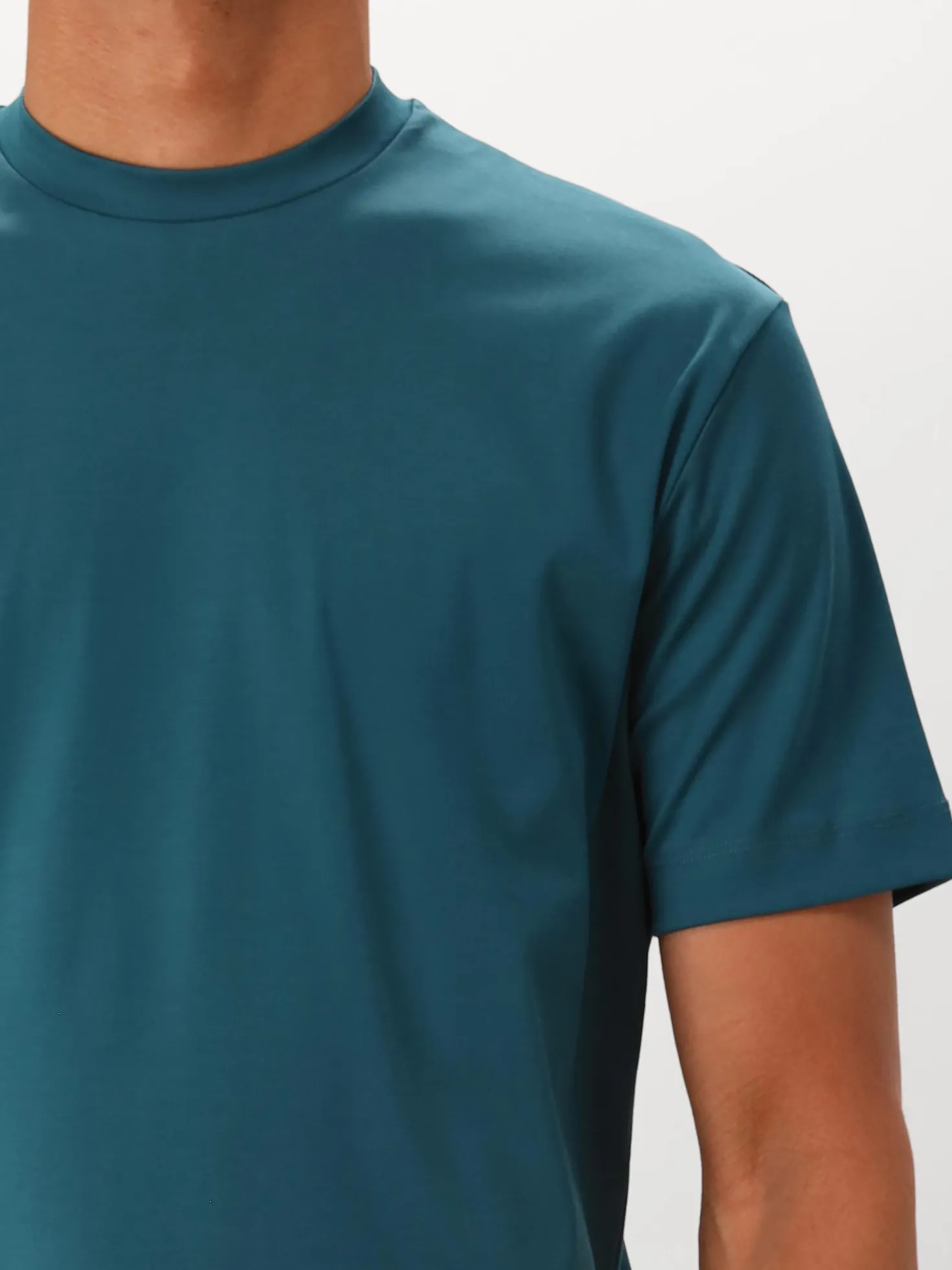 Valenza T-shirt Interlock Supima Petrol
