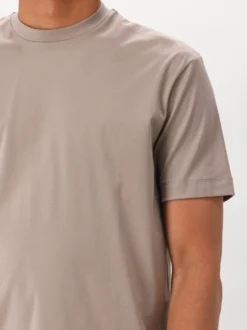 Valenza T-shirt Interlock Supima Lead Grey
