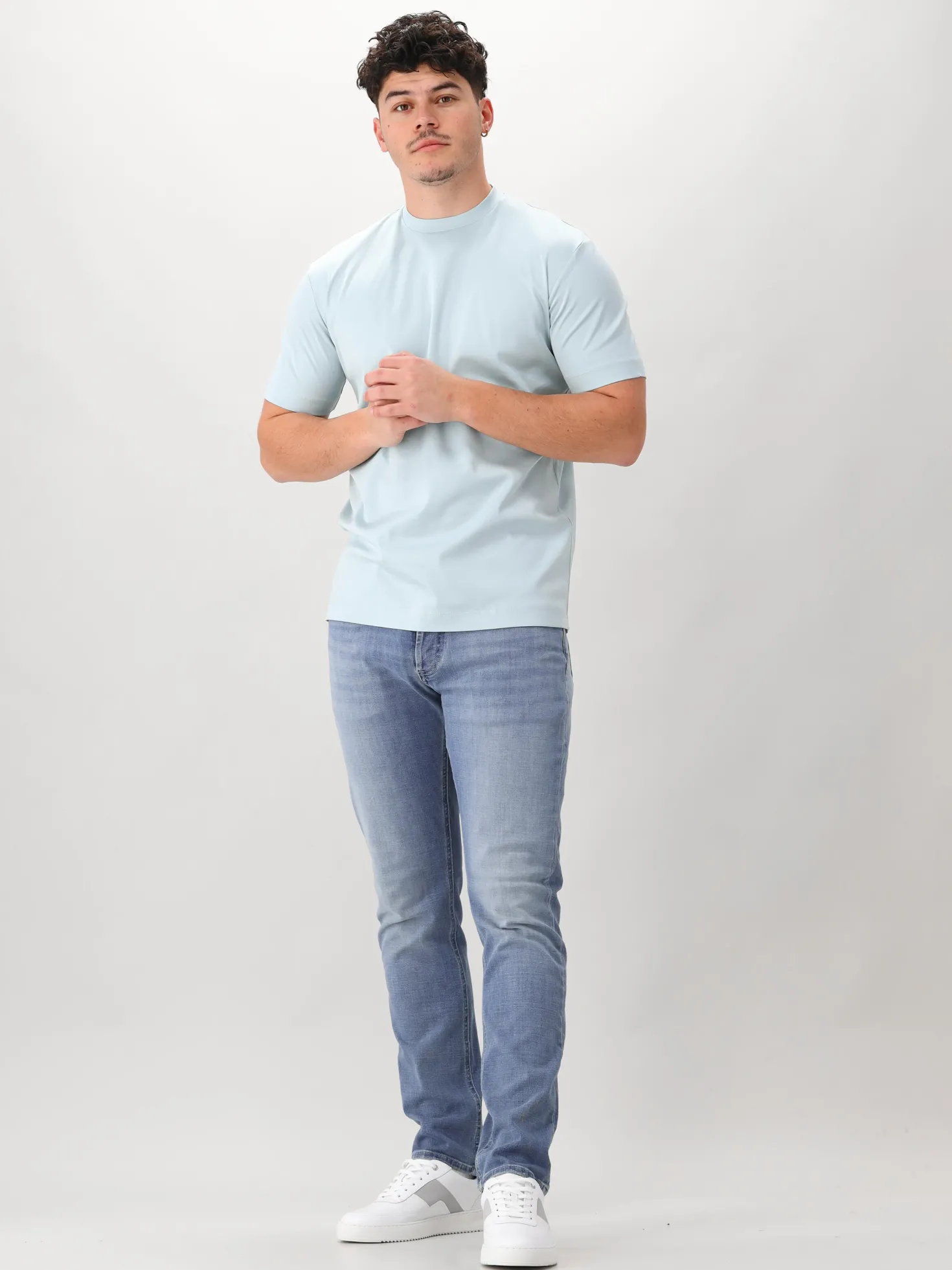 Valenza T-shirt Interlock Supima Angel Blue